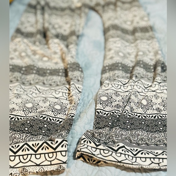 MR. BUHO COTTON NEW BOHO TRIABL PRINT PALAZZO PANTS - Picture 8 of 8